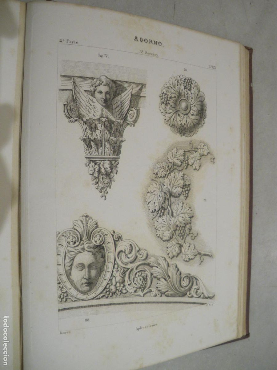 Libros antiguos: TRATADO DE DIBUJO. M. BORRELL. 1879. GRAN FORMATO - Foto 7