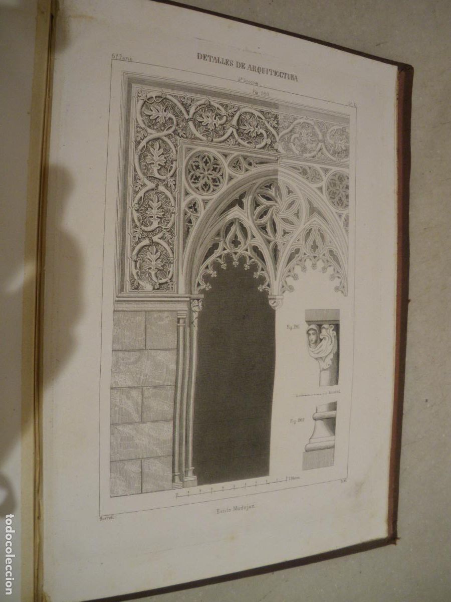 Libros antiguos: TRATADO DE DIBUJO. M. BORRELL. 1879. GRAN FORMATO - Foto 17