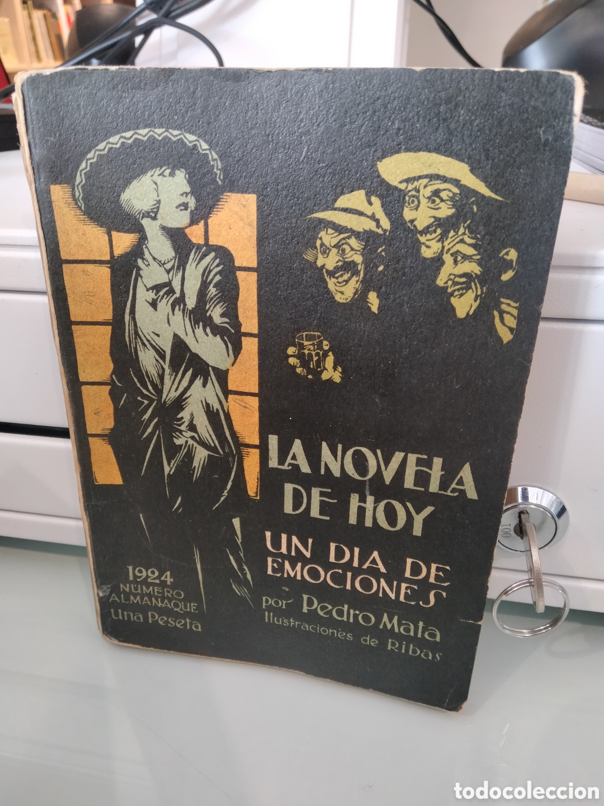 Libros antiguos: Un d&iacute;a de emociones - Pedro Mata - Foto 1