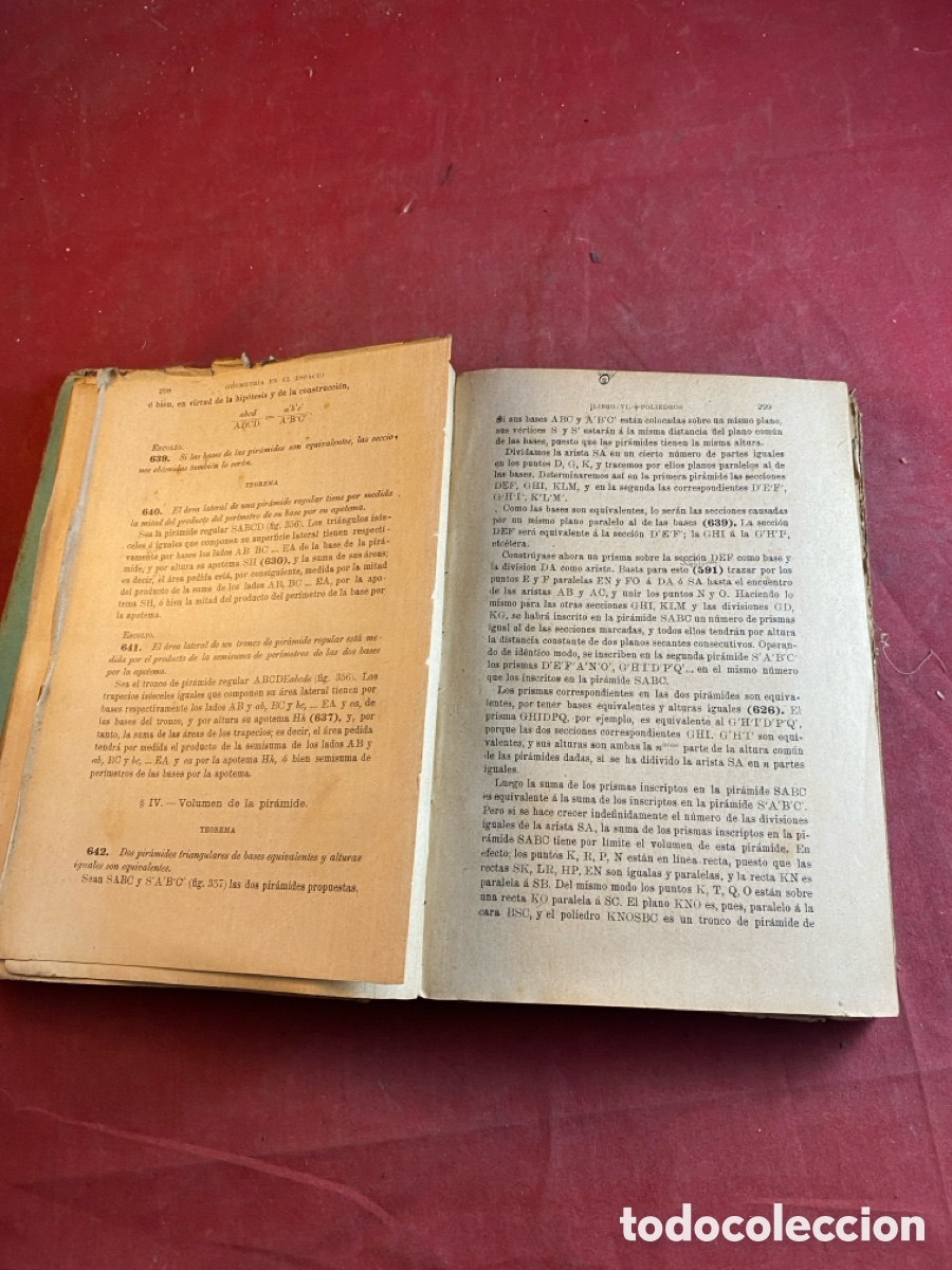 Libros antiguos: TRATADO GEOMETR&Iacute;A ELEMENTAL 1901 - Foto 5