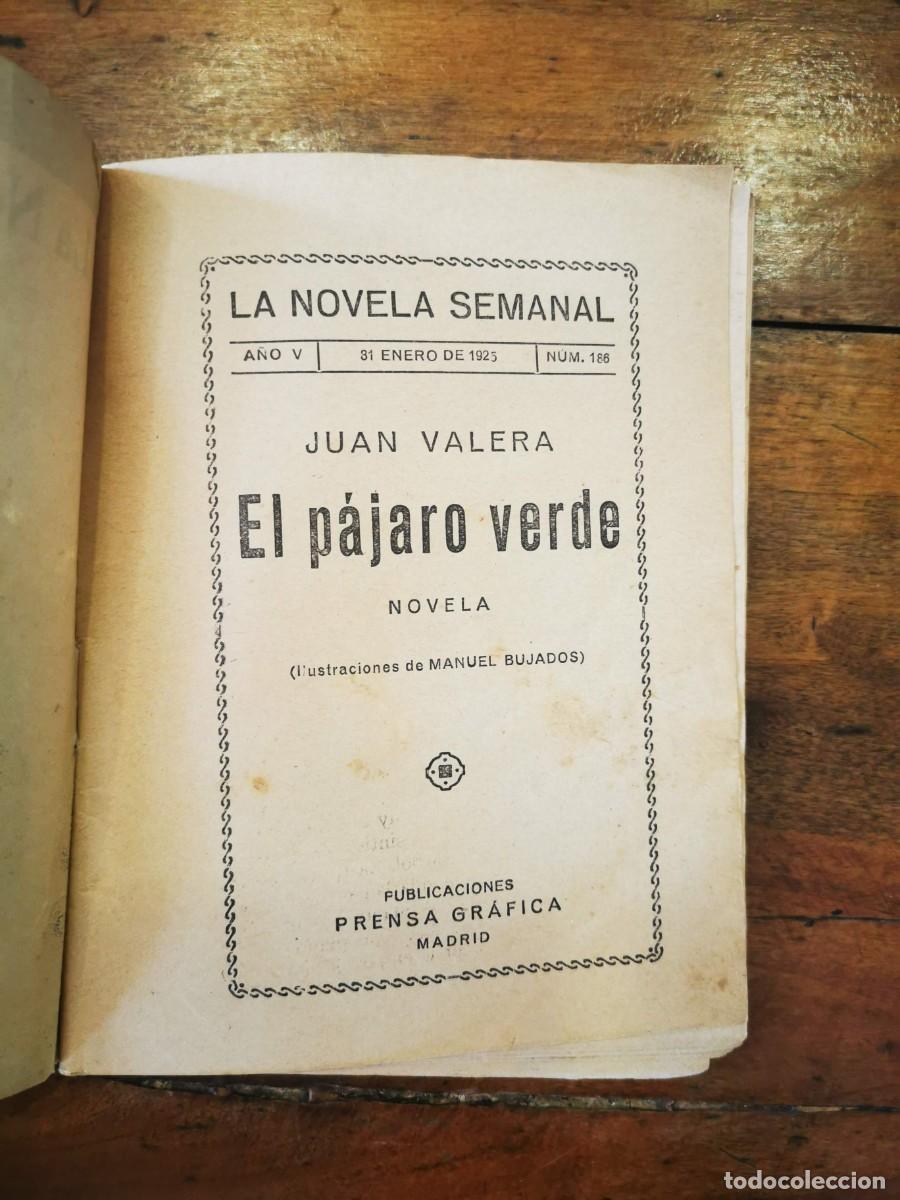 Libros antiguos: VALERA, Juan. El p&aacute;jaro verde: novela - Foto 2