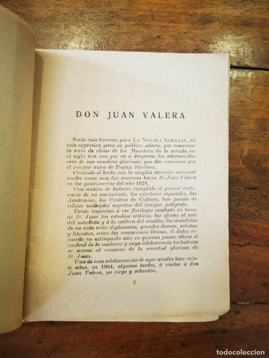 Libros antiguos: VALERA, Juan. El p&aacute;jaro verde: novela - Foto 3