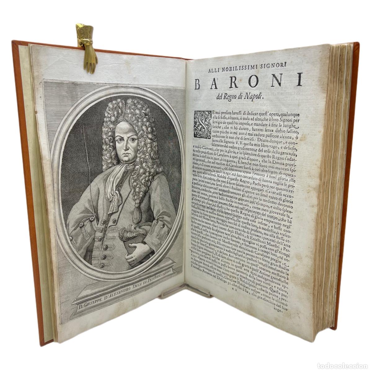 Libros antiguos: GIUSEPPE DALESSANDRO - PIETRA PARAGONE DE CAVALIERI (1&ordf; EDICI&Oacute;N) - 1711 - Foto 4