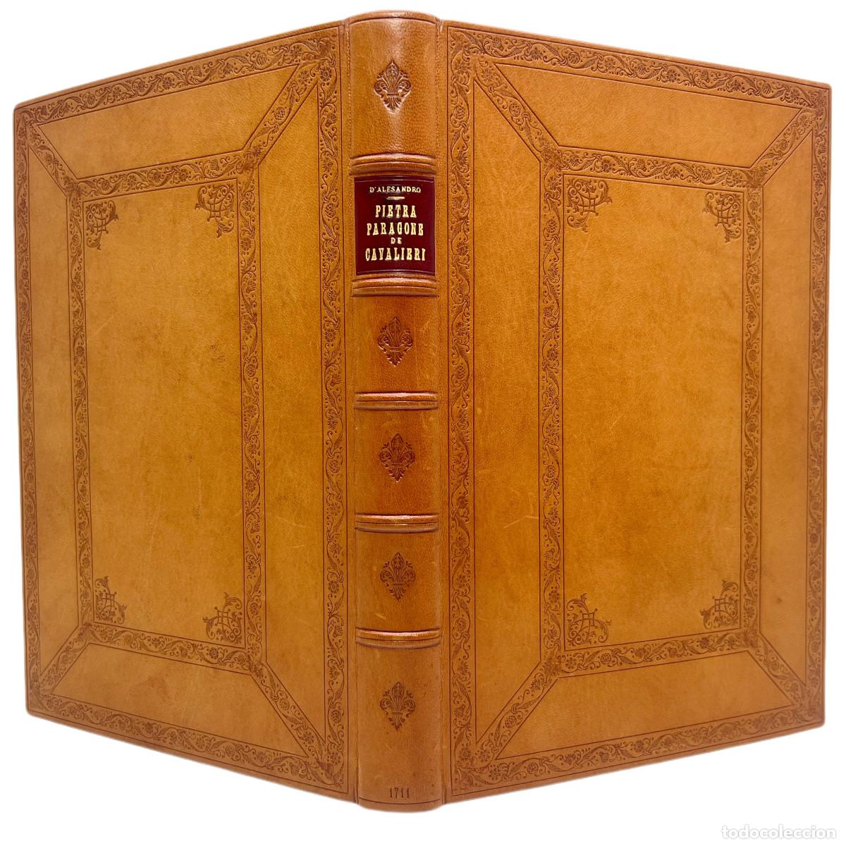 Libros antiguos: GIUSEPPE DALESSANDRO - PIETRA PARAGONE DE CAVALIERI (1&ordf; EDICI&Oacute;N) - 1711 - Foto 1