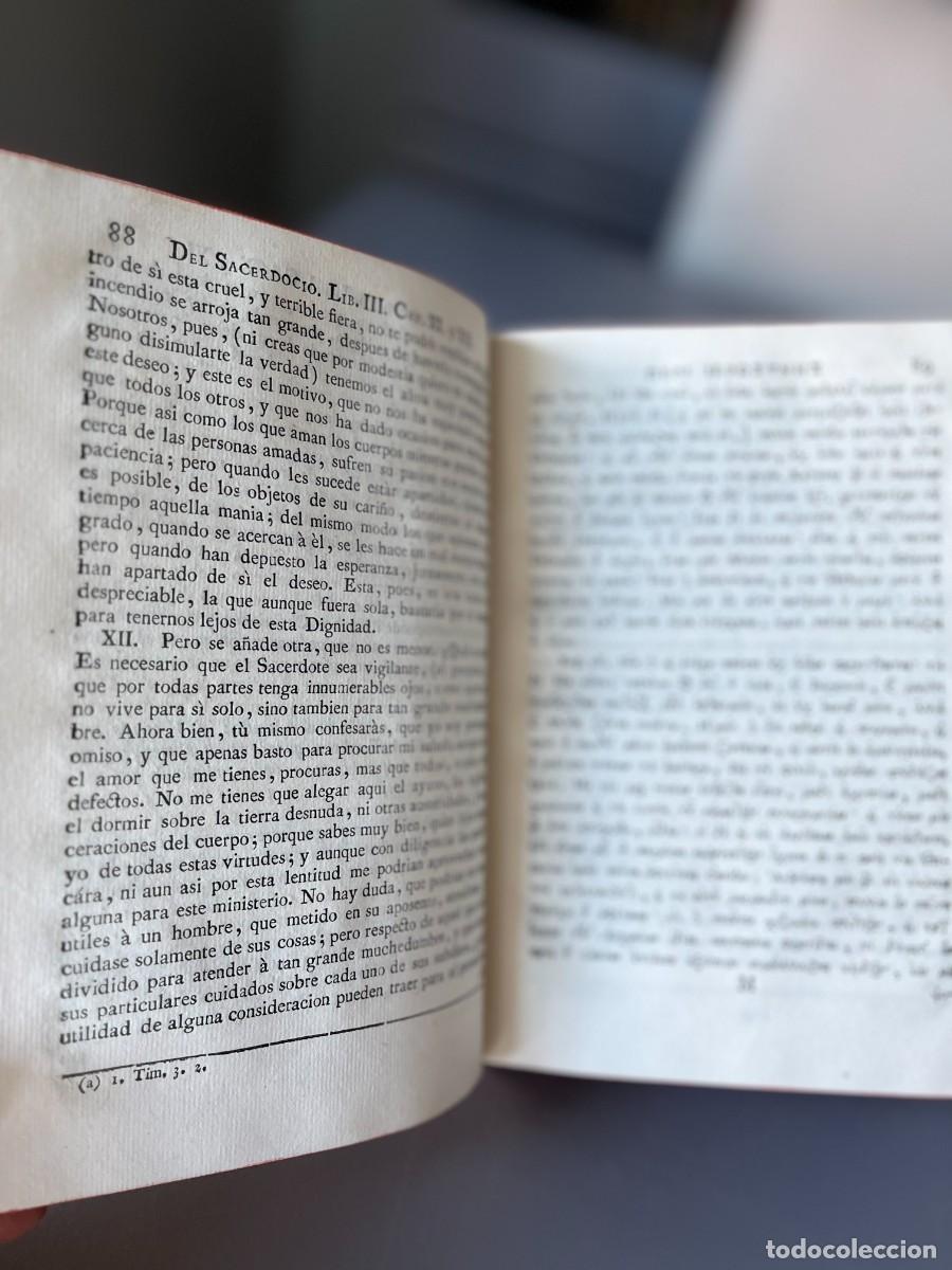 Libros antiguos: Los seis libros de S. Juan Chrysostomo. - Foto 6