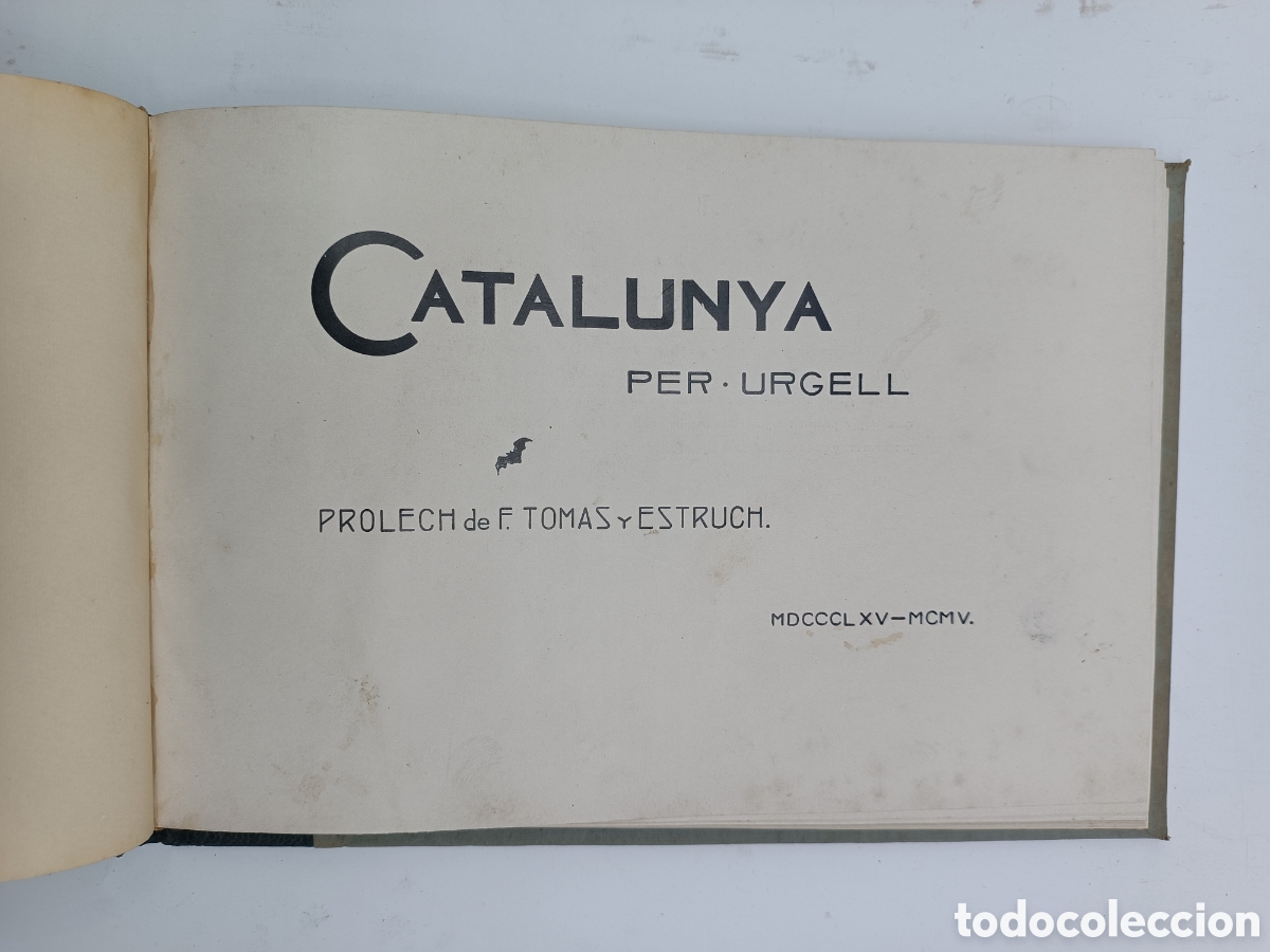 Libros antiguos: Catalunya per Urgell 1865 1905 - Foto 1