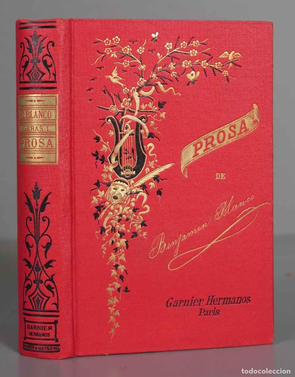 Libros antiguos: Obras en Prosa y en Verso. Benjamin Blanco. 1905. 2 TOMOS - Foto 2