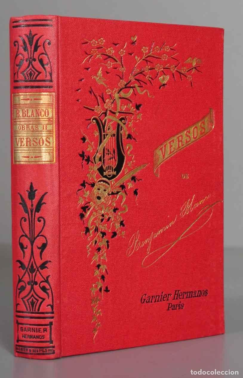 Libros antiguos: Obras en Prosa y en Verso. Benjamin Blanco. 1905. 2 TOMOS - Foto 3