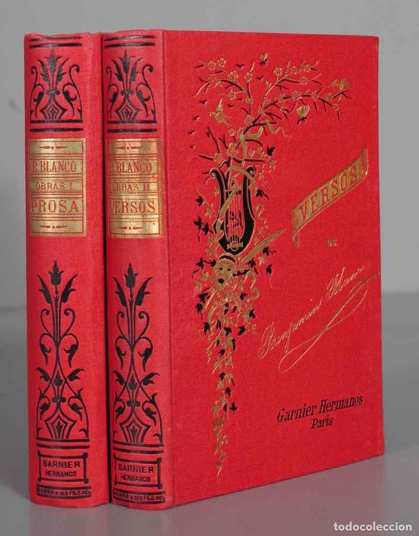 Libros antiguos: Obras en Prosa y en Verso. Benjamin Blanco. 1905. 2 TOMOS - Foto 1