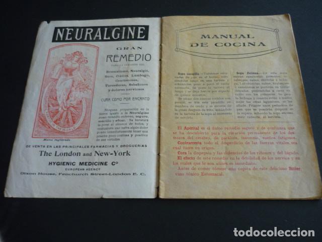 Libros antiguos: MANUAL DE LA COCINERA - Foto 2