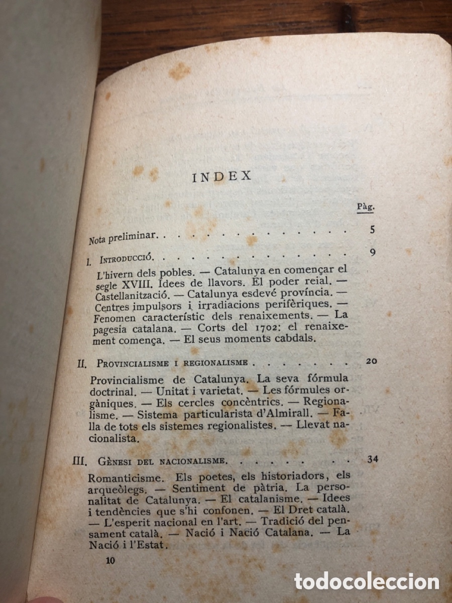 Libros antiguos: La nacionalitat catalana. E. Prat de la Riba.1934 - Foto 4