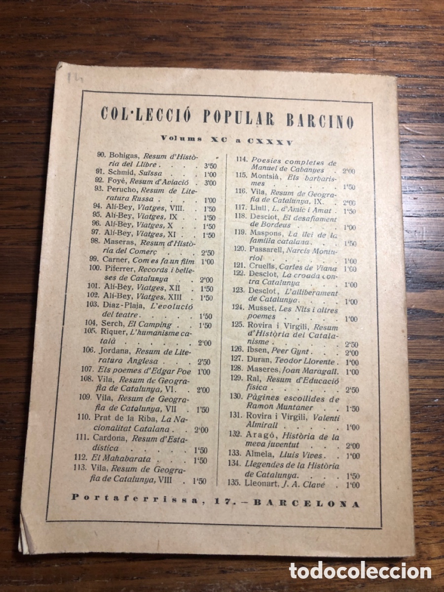 Libros antiguos: La nacionalitat catalana. E. Prat de la Riba.1934 - Foto 7