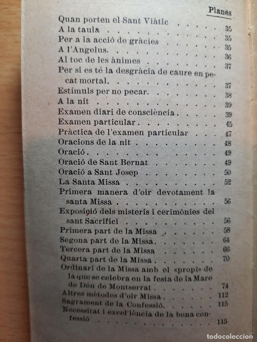 Libros antiguos: LLIBRE. Mon tresor. Devocionari. Gabriel Palau. 1924 - Foto 3