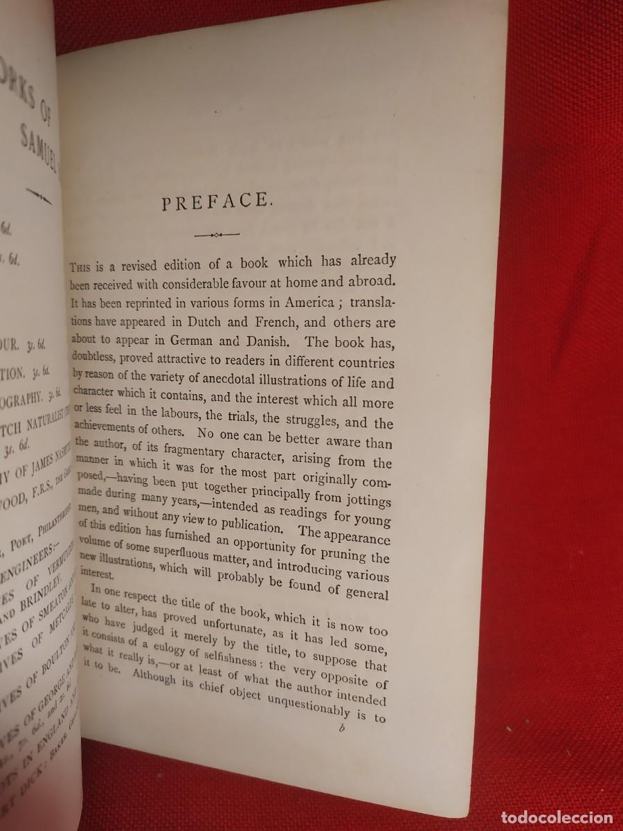 Libros antiguos: 1897. Self help. Samuel Smiles. - Foto 3