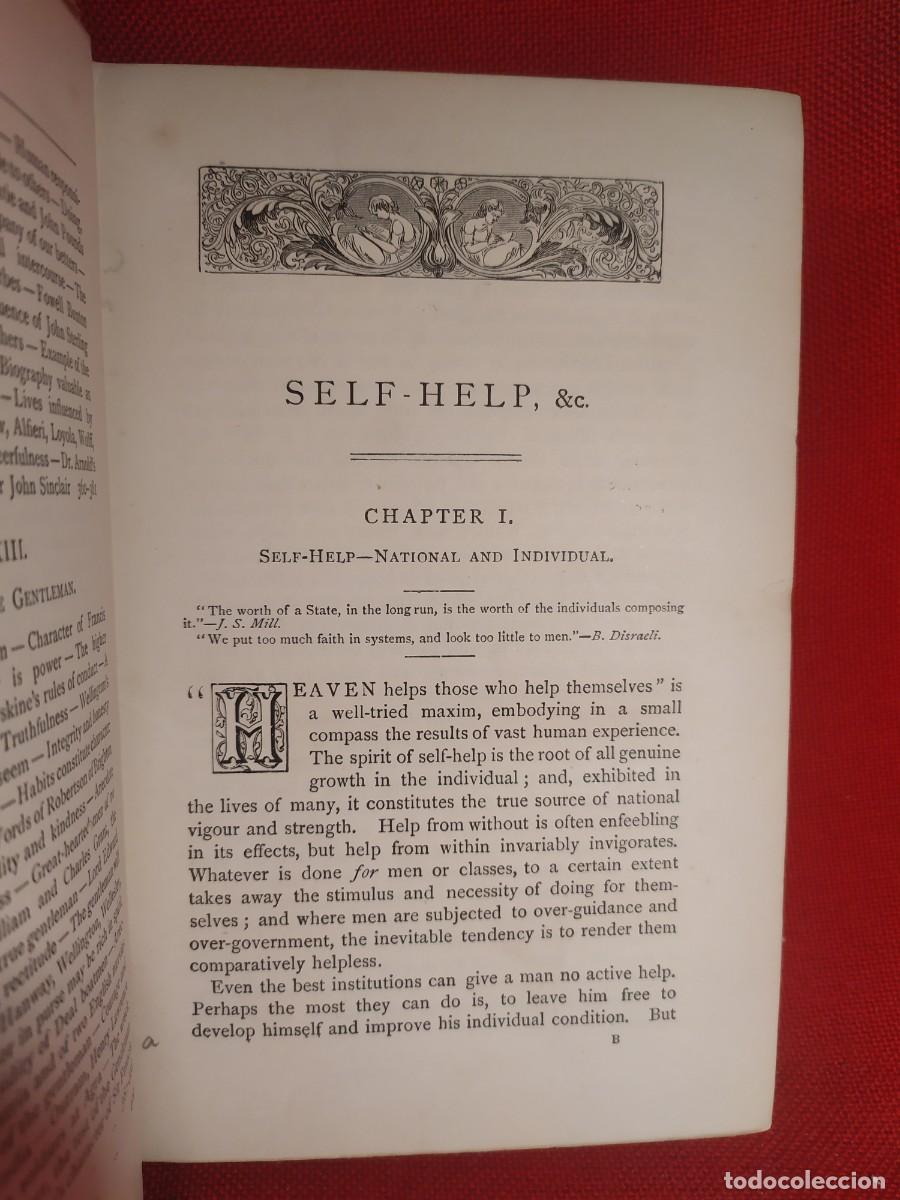 Libros antiguos: 1897. Self help. Samuel Smiles. - Foto 5
