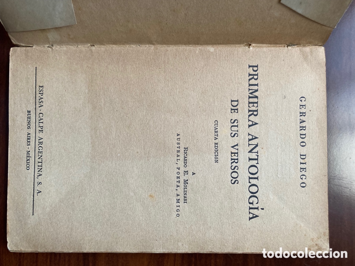 Libros antiguos: Gerardo Diego primera antolog&iacute;a - Foto 1