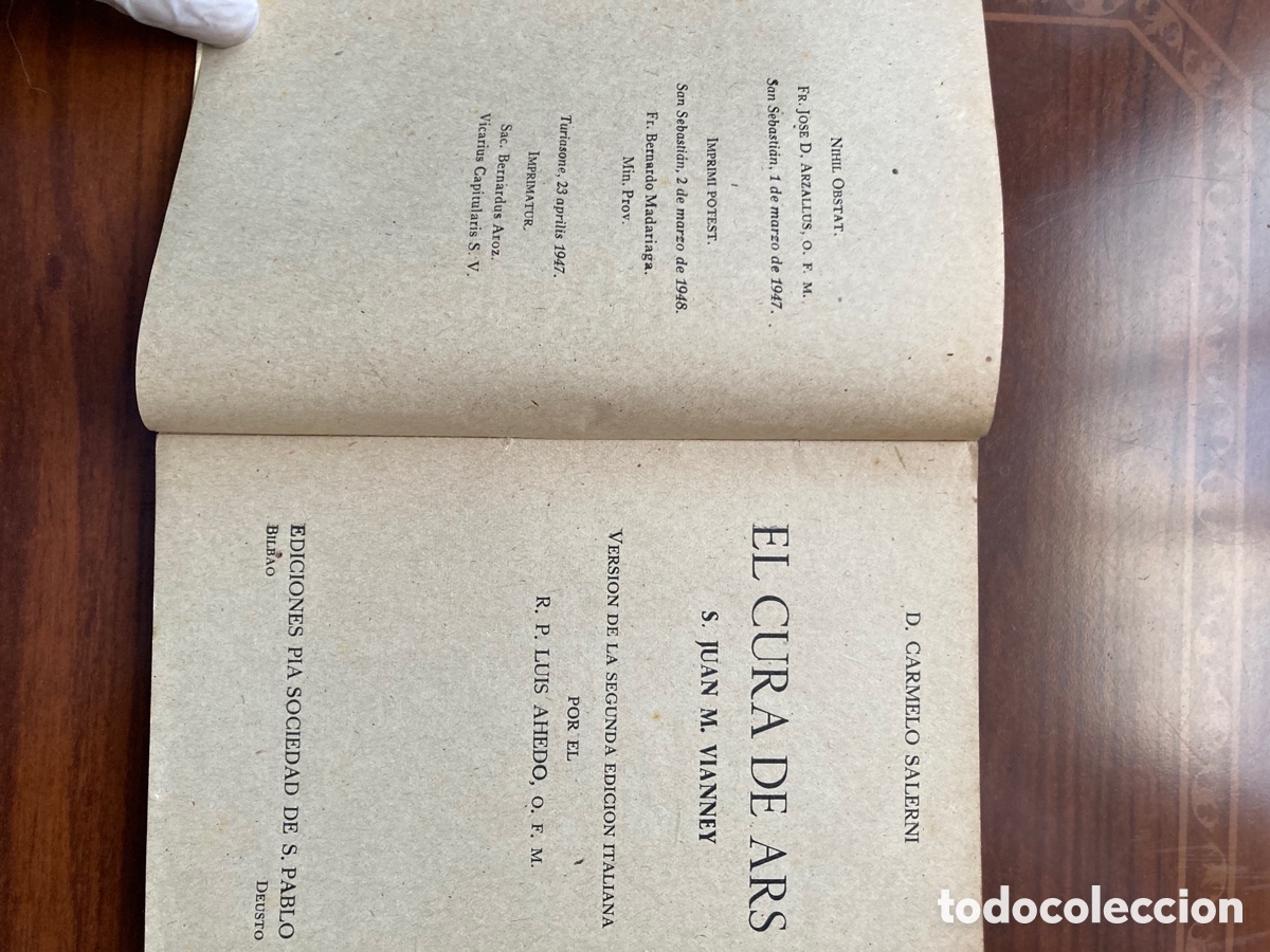 Libros antiguos: El cura de ARS - Foto 1