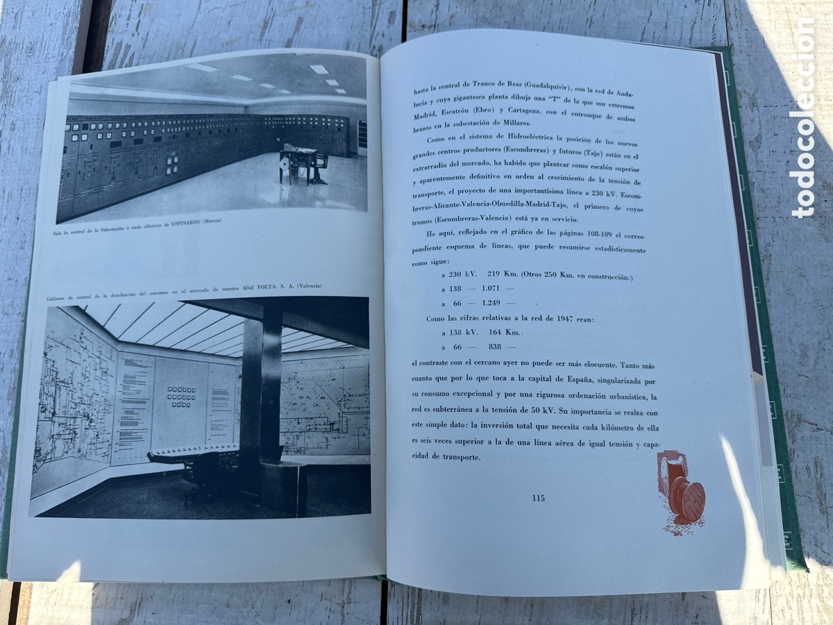 Libros antiguos: Hidroel&eacute;ctrica Espa&ntilde;ola 1907-1957 - Foto 3