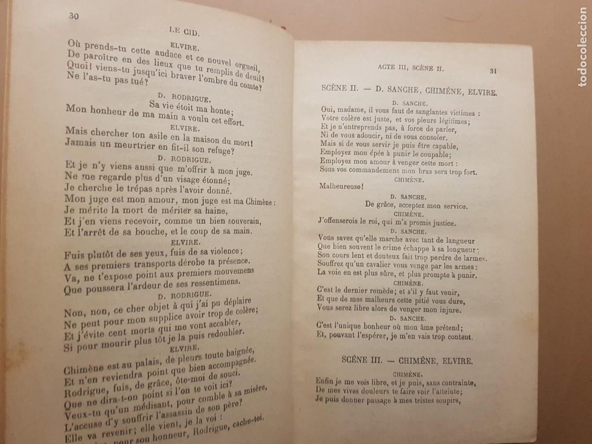 Libros antiguos: P. CORNEILLE - CHEFS-DOEUVRE - LIB. HACHETTE 1895 - EN FRANC&Eacute;S - Foto 6