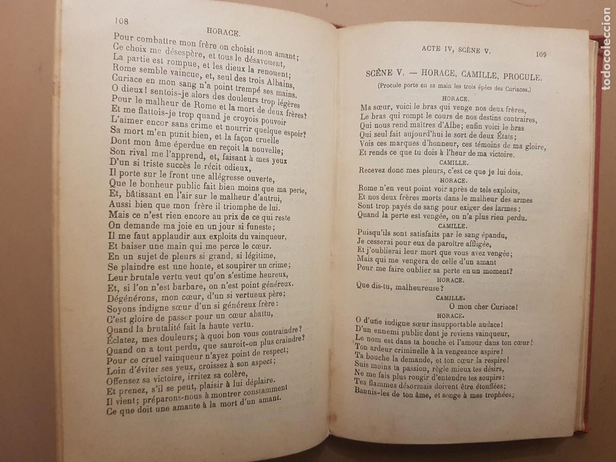 Libros antiguos: P. CORNEILLE - CHEFS-DOEUVRE - LIB. HACHETTE 1895 - EN FRANC&Eacute;S - Foto 8