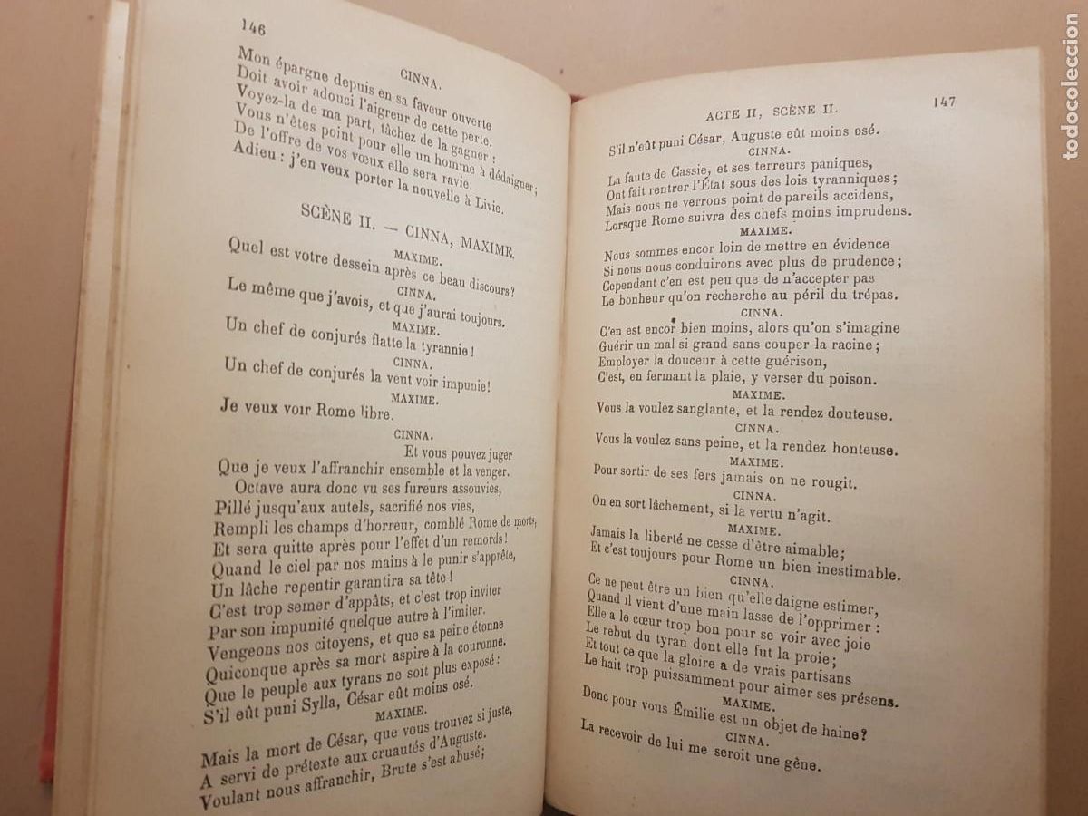 Libros antiguos: P. CORNEILLE - CHEFS-DOEUVRE - LIB. HACHETTE 1895 - EN FRANC&Eacute;S - Foto 9