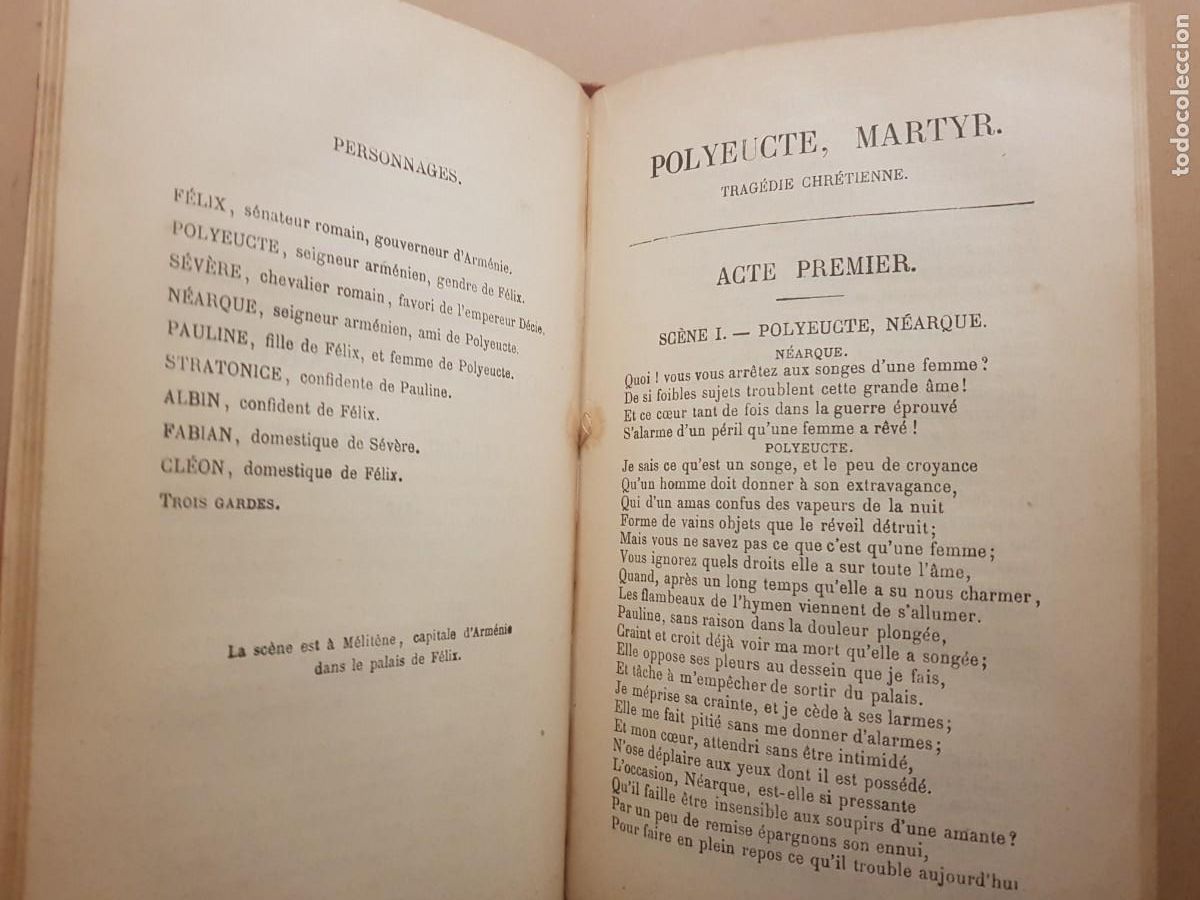Libros antiguos: P. CORNEILLE - CHEFS-DOEUVRE - LIB. HACHETTE 1895 - EN FRANC&Eacute;S - Foto 10