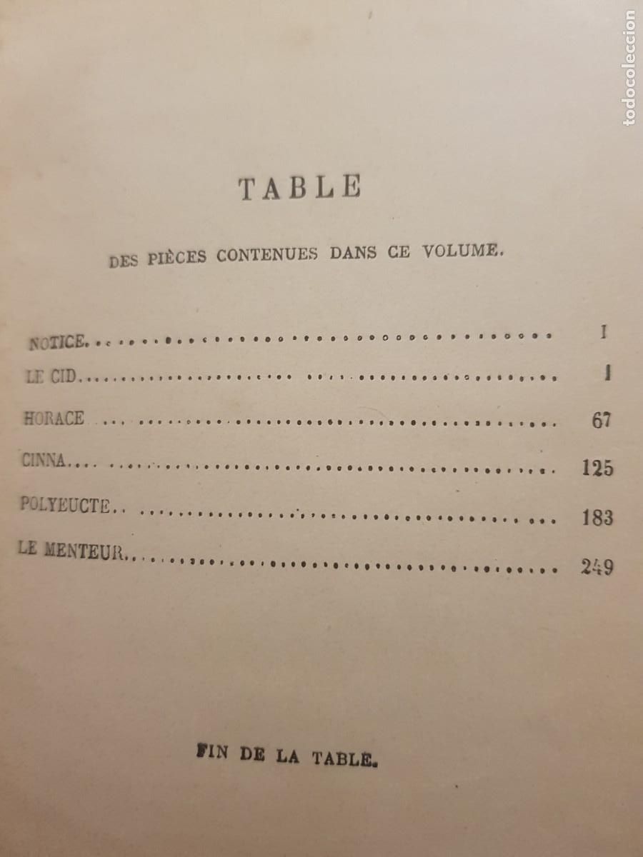 Libros antiguos: P. CORNEILLE - CHEFS-DOEUVRE - LIB. HACHETTE 1895 - EN FRANC&Eacute;S - Foto 15