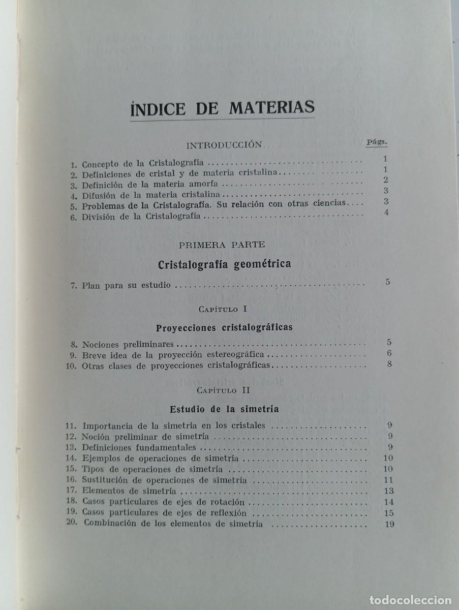 Libros antiguos: LIBRO ANTIGUO EDITORIAL LABOR. CRISTALOGRAFIA - Foto 5