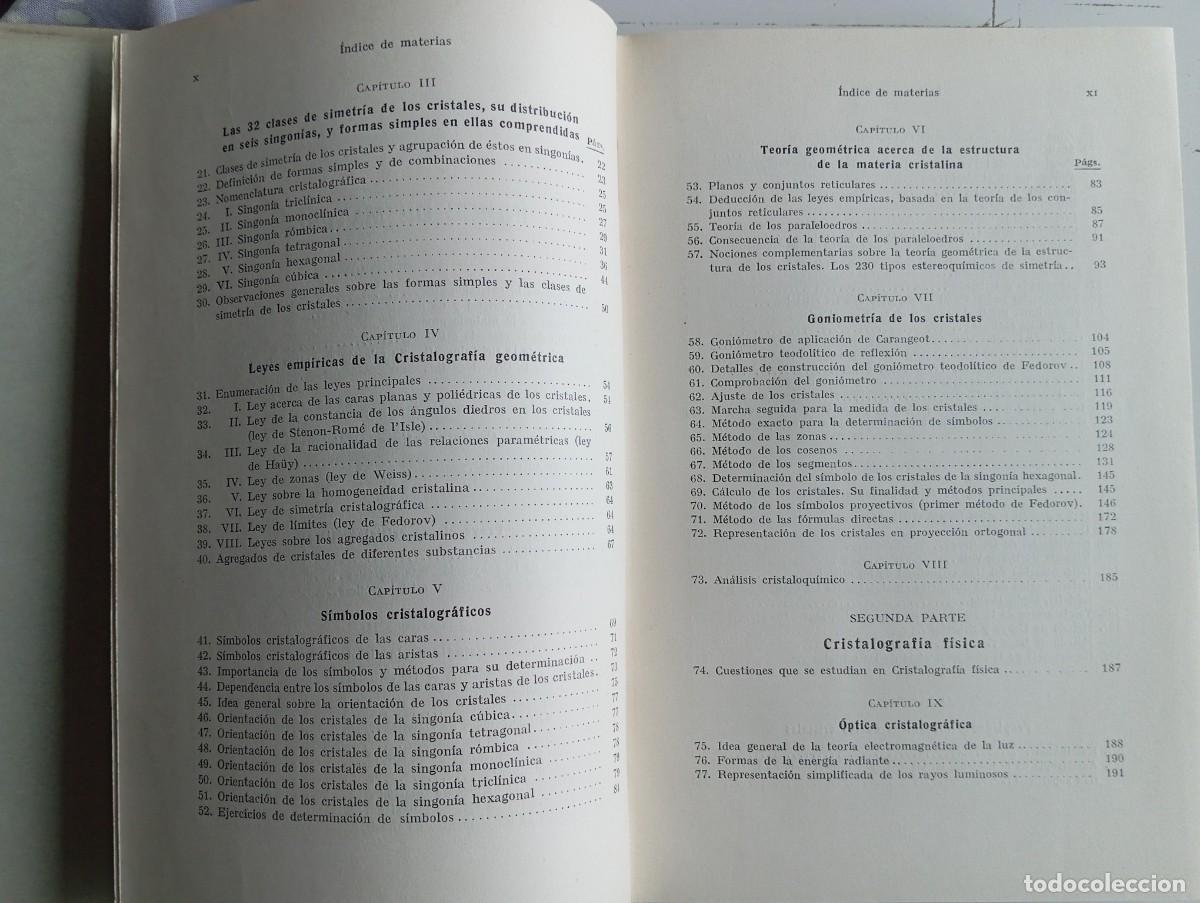 Libros antiguos: LIBRO ANTIGUO EDITORIAL LABOR. CRISTALOGRAFIA - Foto 6