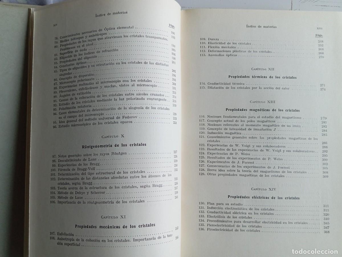 Libros antiguos: LIBRO ANTIGUO EDITORIAL LABOR. CRISTALOGRAFIA - Foto 7