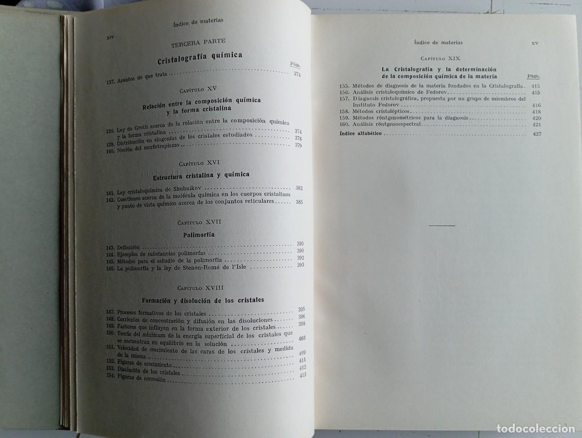 Libros antiguos: LIBRO ANTIGUO EDITORIAL LABOR. CRISTALOGRAFIA - Foto 8
