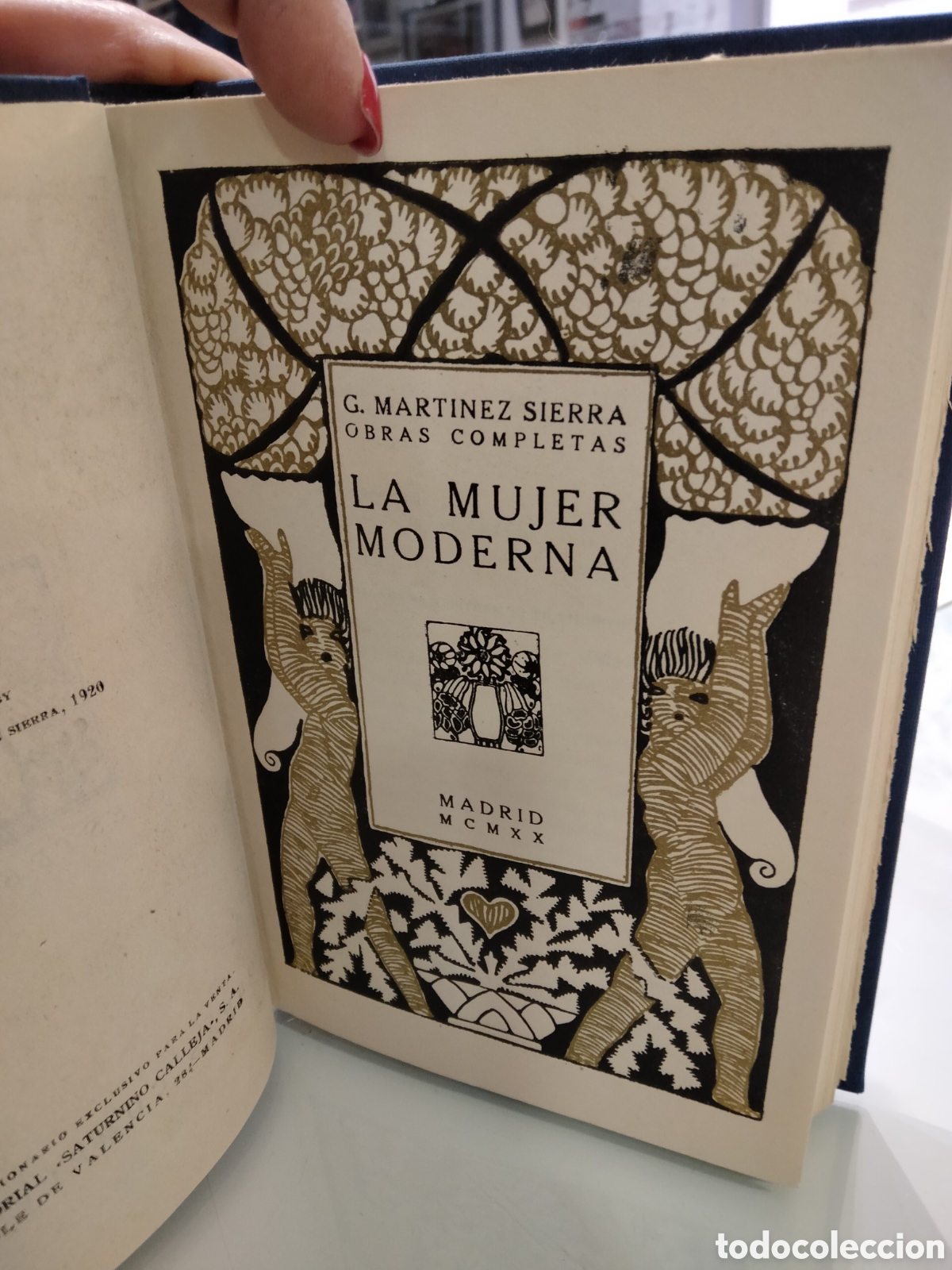 Libros antiguos: LA MUJER MODERNA - MARTINEZ SIERRA , G - Foto 1