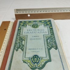 Libros antiguos: LECTURAS GRADUADAS. LIBRO SEGUNDO. EDITORIAL F.T.D. BARCELONA, 1927