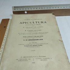 Libros antiguos: CURSO COMPLETO DE APICULTURA. M. GEORGES Y M. GASTÓN, 1907