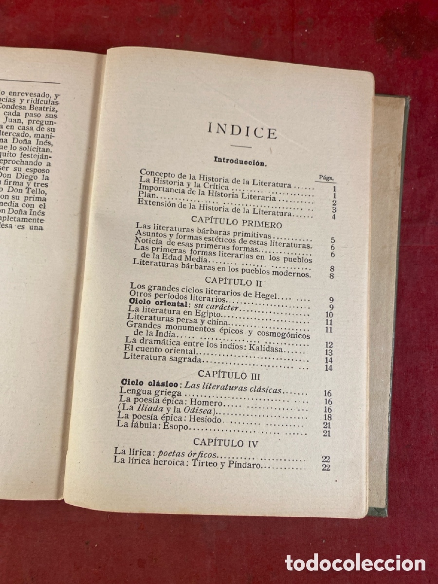 Libros antiguos: HISTORIA GENERAL DE LA LITERATURA - Foto 3