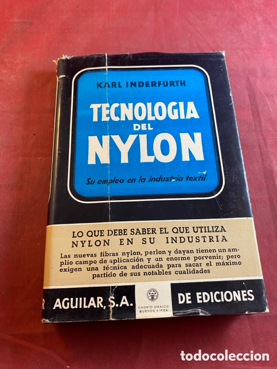 Libros antiguos: TECNOLOG&Iacute;A DEL NYLON - Foto 1