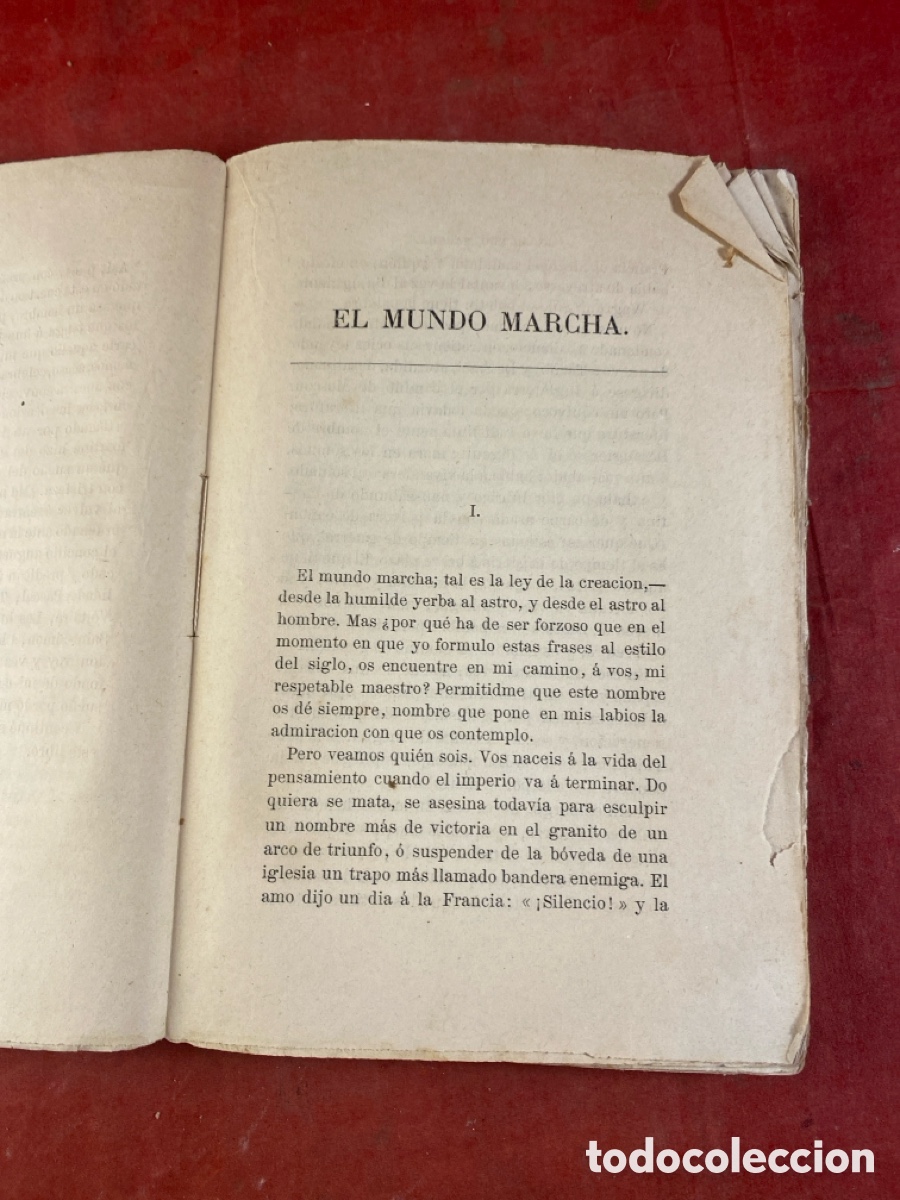 Libros antiguos: E. PELLETAN EL MUNDO MARCHA - Foto 4