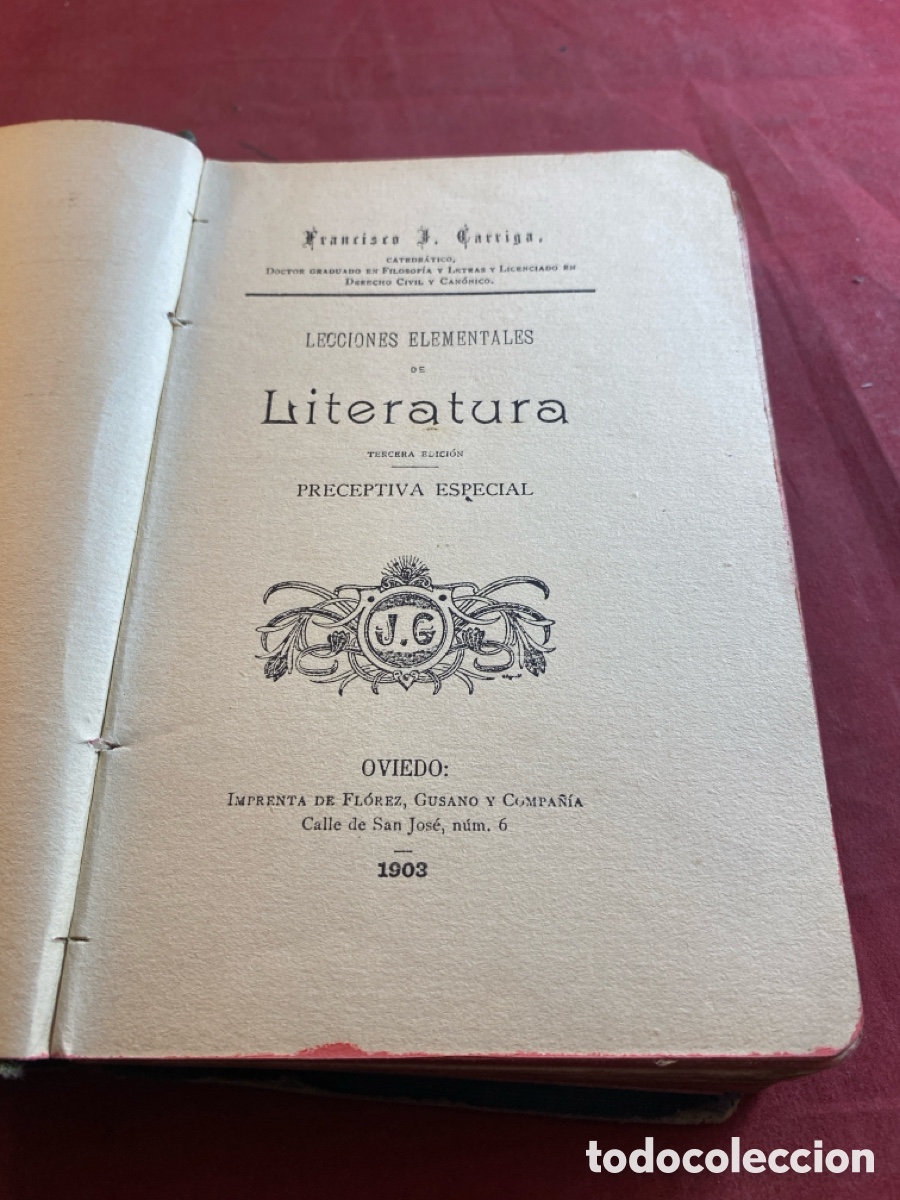 Libros antiguos: Literatura 1903 - Foto 1