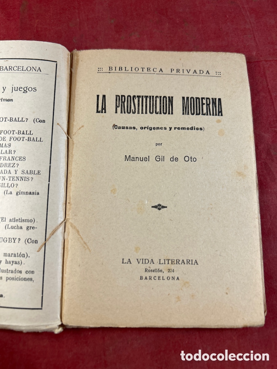 Libros antiguos: LA PROSTITUCION MODERNA - Foto 2