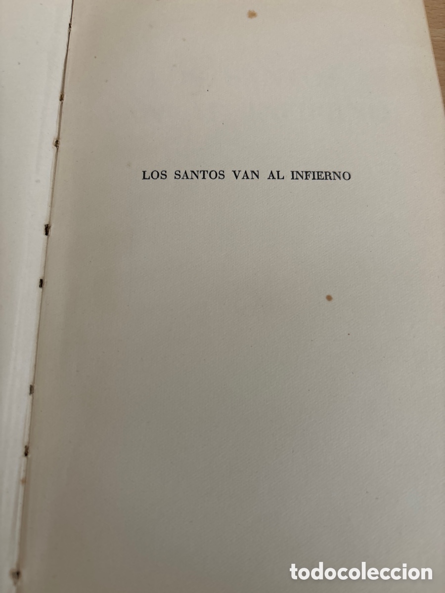Libros antiguos: Libro, los santos van al infierno. - Foto 3