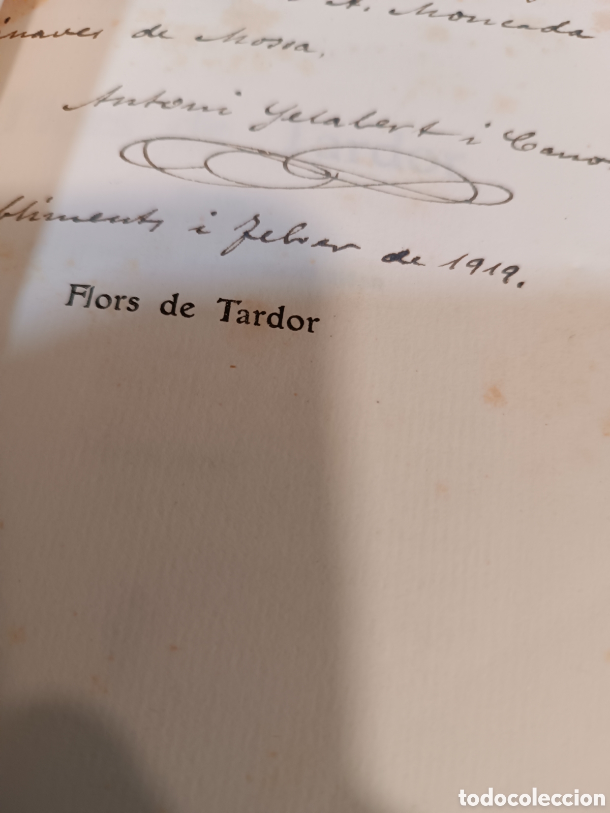 Libros antiguos: Flors de tardor - Foto 2