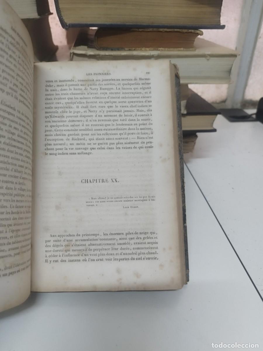Libros antiguos: LES PIONNIERS. James Fenimore Cooper. 1835. - Foto 5