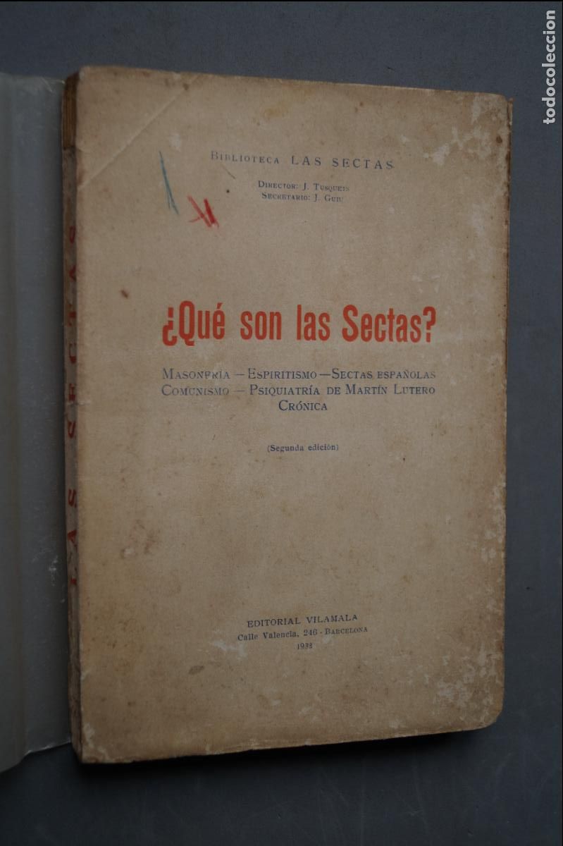 Libros antiguos: &iquest;QUE SON LAS SECTAS?. MISCELANEA ANTISECTARIA. 1933. VV.AA - Foto 1