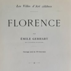 Libros antiguos: LES VILLES D'ART CELEBRES. VV.AA. H. LAURENS EDITEUR. 4 VOL. FRANCIA. 1906.