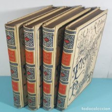 Libros antiguos: TRADICIONES PERUANAS, RICARDO PALMA, LOS 4 TOMOS, 1896 MONTANER Y SIMÓN