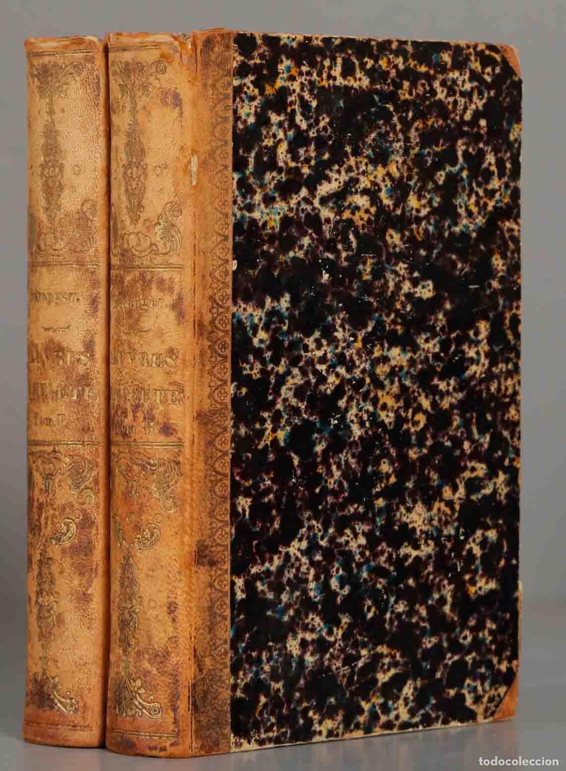 Libros antiguos: Oeuvres Completes de P.-J. De Beranger. 1847. 2 TOMOS - Foto 1
