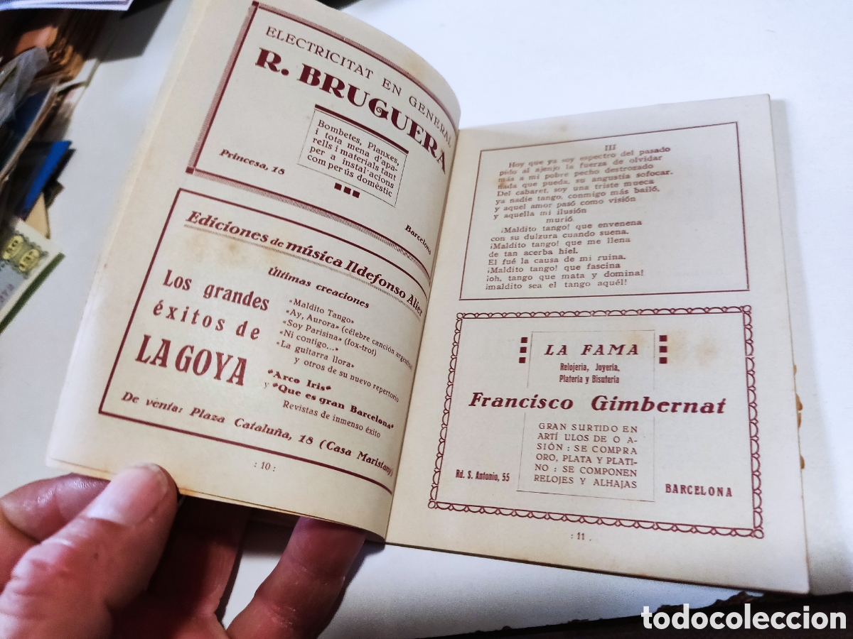 Libros antiguos: Programa antigua El Dorado, Tourer, La Goya - Foto 5
