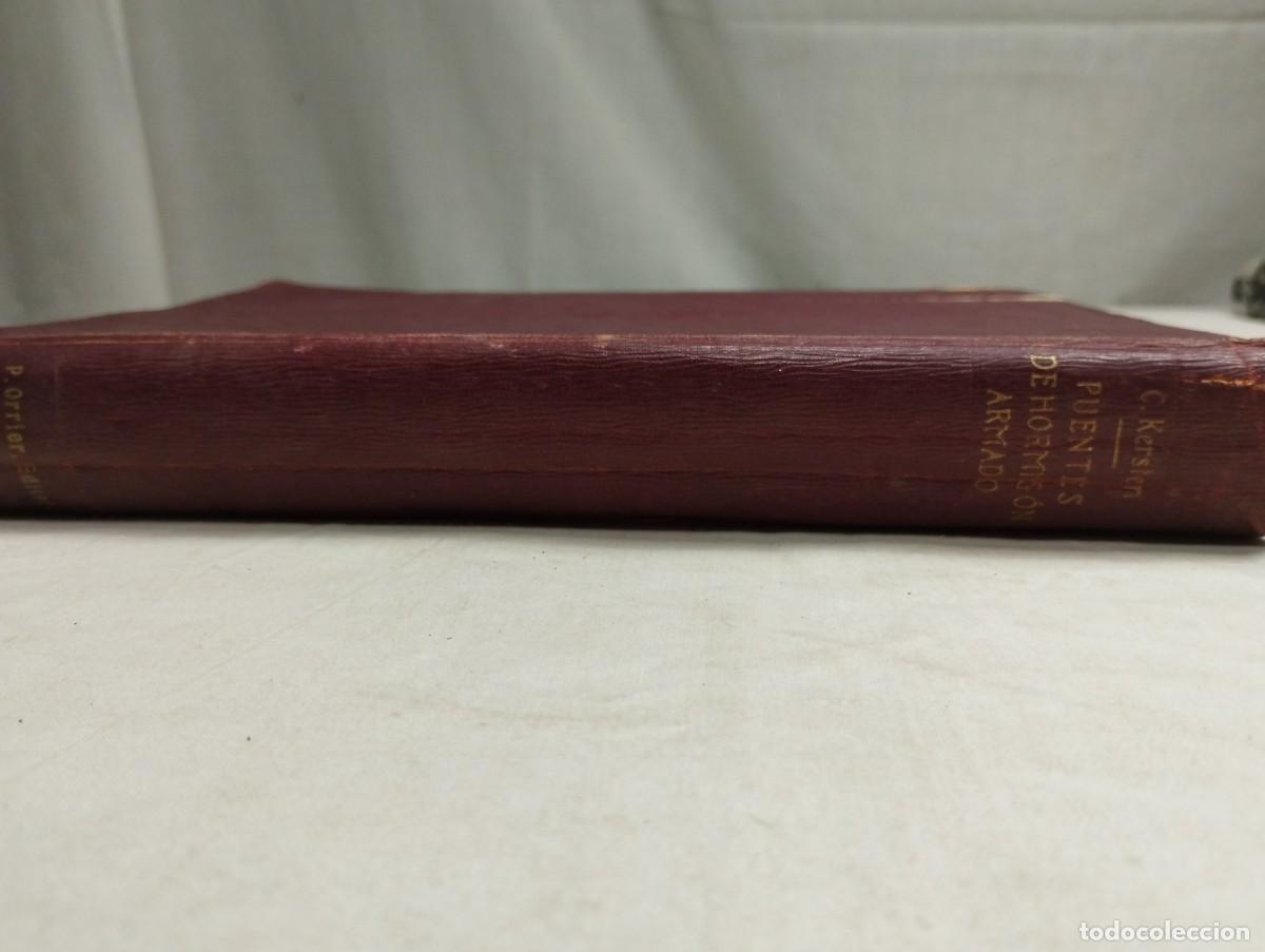 Libros antiguos: Puente de hormig&oacute;n armado. C. Kersten, 1921 - Foto 3