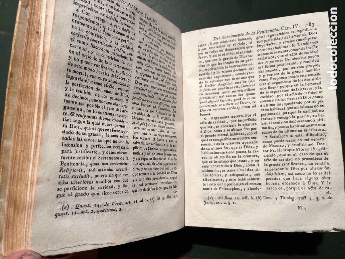 Libros antiguos: LA FLOR DEL MORAL A&Ntilde;O 1761 3 TOMOS - Foto 4
