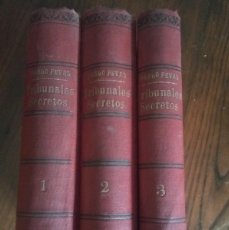Libros antiguos: LOS TRIBUNALES SECRETOS. PABLO FEVAL, VERSIÓN CASTELLANA DE JOSÉ COMAS.1878?
